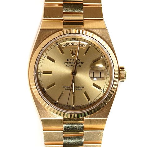 rolex oyster perpetual date quartz japan movt